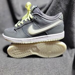 Nike Dunk Low (GS) in the "Iron Grey/Lime Ice/White/Cool Grey" 5.5Y